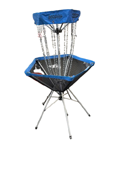 Vist Large View of Product Image Which is Used Innova Disc Golf Goal Royal Blue
