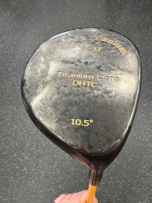 Vist Large View of Product Image Which is Used BLACK TITANIUM Mens Driver RH 10.5 Degree