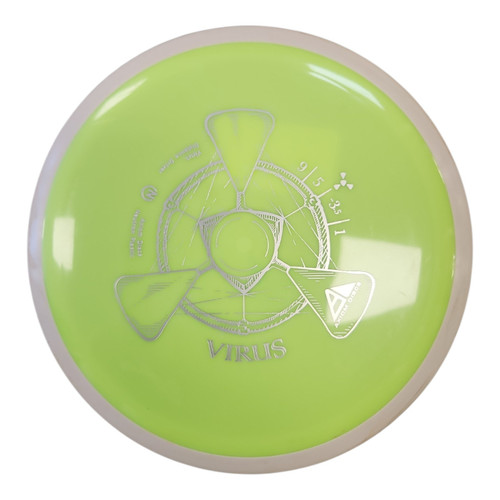 Vist Large View of Product Image Which is Used Axiom NEUTRON VIRUS Disc Golf Driver Yellow 174g