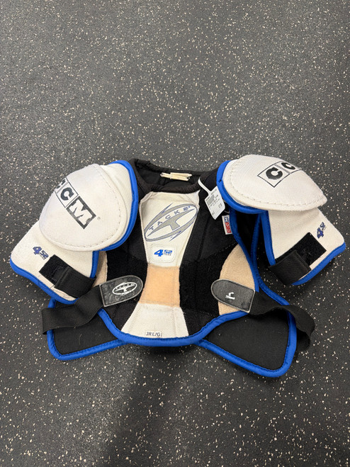 Vist Large View of Product Image Which is Used CCM TACKS 452 TACKS Junior Shoulder Pads LG