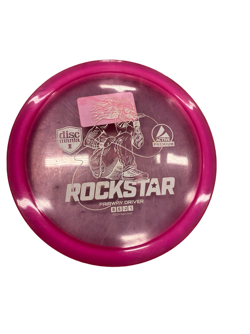 Vist Large View of Product Image Which is Used Discmania ROCKSTAR Disc Golf Driver Pink