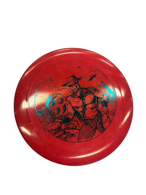 Vist Large View of Product Image Which is Used PRODISCUS Disc Golf Driver Red