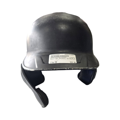 Vist Large View of Product Image Which is Used Rawlings MACHEXT/JR/REVA BATTING HELMET W/ CHEEK Batting Helmet No Mask Black One Size