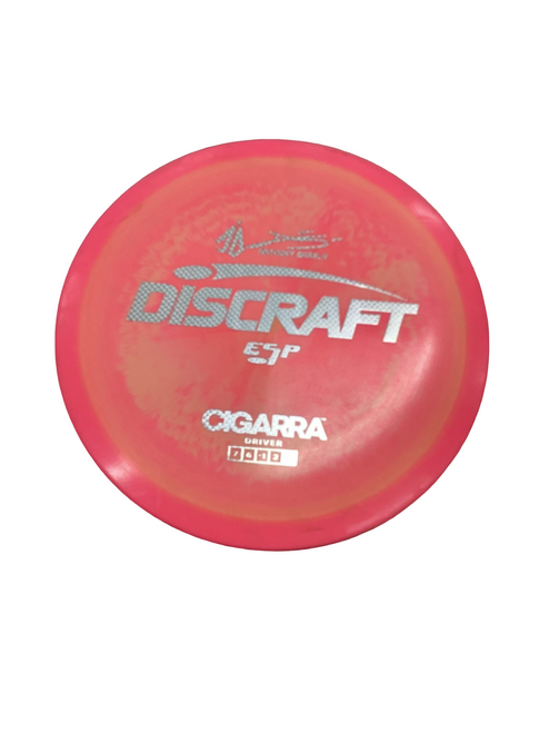 Vist Large View of Product Image Which is Used Discraft CIGARA Disc Golf Driver Pink