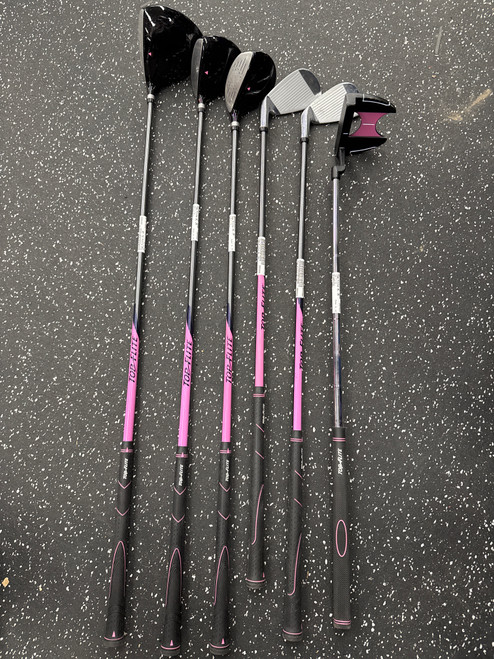 Vist Large View of Product Image Which is Used Top Flite XL JR Jr Package Set RH Pink 7 Piece