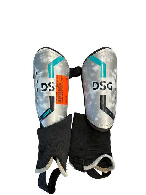 Vist Large View of Product Image Which is Used Soccer Shin Guards Youth Grey SM