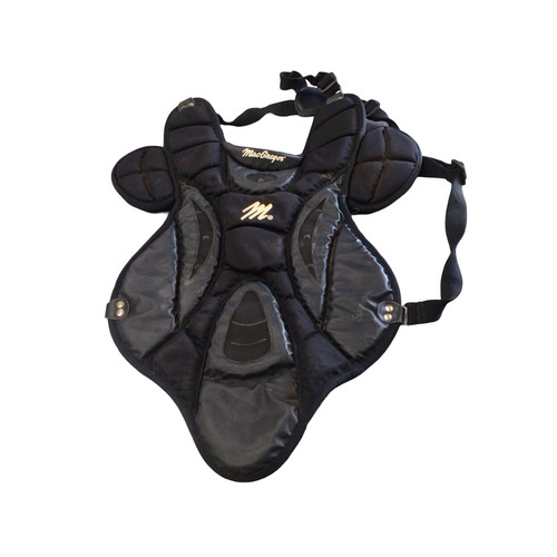 Vist Large View of Product Image Which is Used MacGregor CHEST PROTECTOR B74 Catchers Chest Protector Black Youth