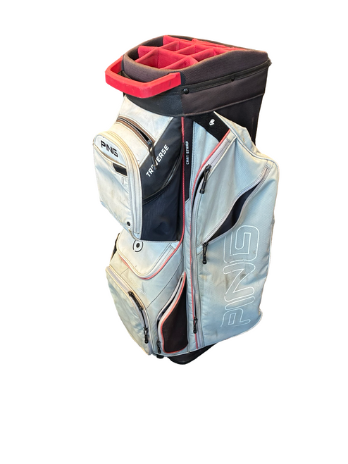 Vist Large View of Product Image Which is Used Ping 14 WAY CART BAG Mens Cart Bag Grey