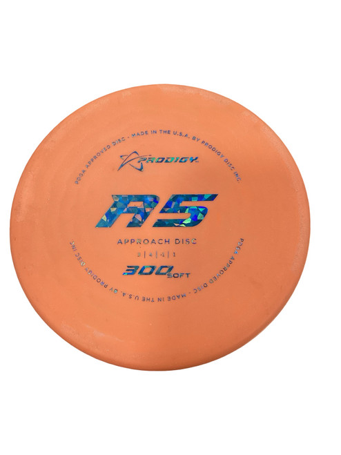 Vist Large View of Product Image Which is Used Prodigy Disc 300 SOFT A5 Disc Golf Putter Orange