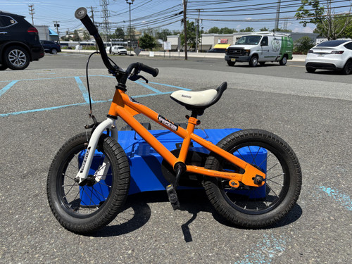Vist Large View of Product Image Which is Used Royal Baby BMX Bike Boys Orange 14"