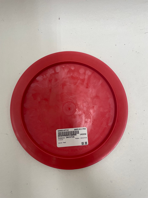 Vist Large View of Product Image Which is Used Innova INVICTUS Disc Golf Driver Red