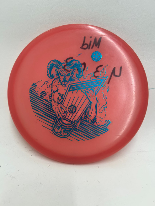 Vist Large View of Product Image Which is Used Westside HARP Disc Golf Putter Pink