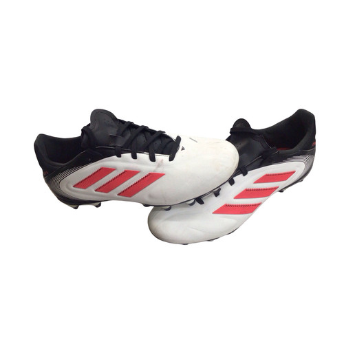 Vist Large View of Product Image Which is Used Adidas Soccer Cleats White Senior 7.5