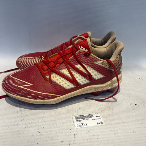 Vist Large View of Product Image Which is Used Adidas ADIZERO BB/SB Cleats Red Senior 9.5