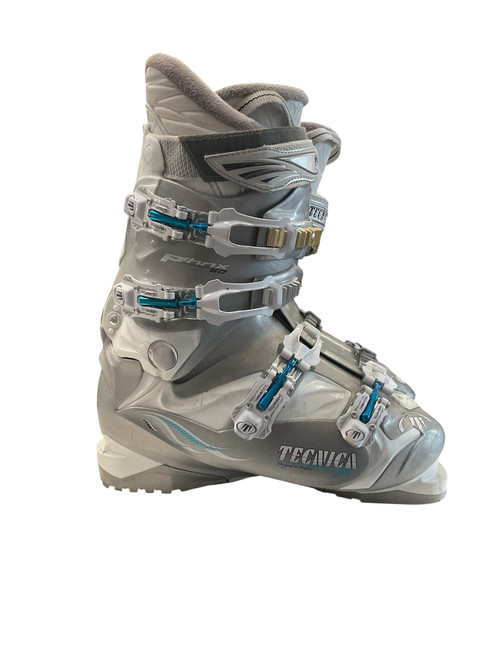 Vist Large View of Product Image Which is Used Tecnica PHNX 60 SZ 25.5 Womens DH Ski Boot Grey 255 MP - M07.5 - W08.5