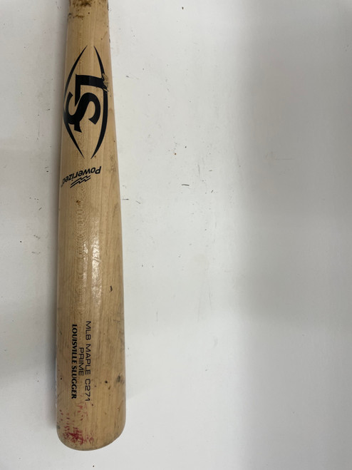 Vist Large View of Product Image Which is Used Louisville Slugger MLB MAPLE C271 PRIME BB/SB Wood Bat 32"