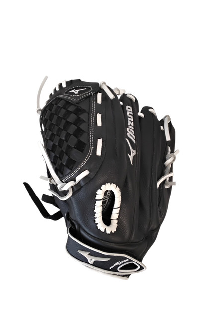 Vist Large View of Product Image Which is Used Mizuno PROSPECTT SELECT BB/SB Glove LH Throw Black 12"