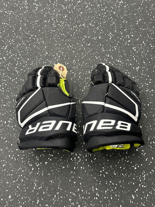 Vist Large View of Product Image Which is Used Bauer VAPOR VELOCITY Junior Gloves Black 10"
