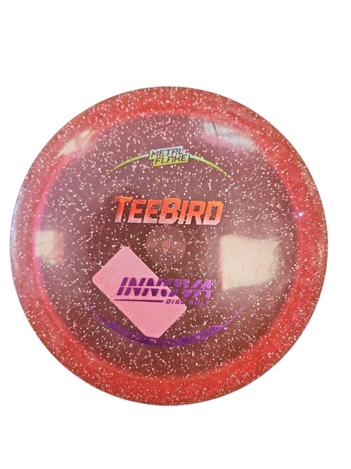 Vist Large View of Product Image Which is Used Innova TEEBIRD Disc Golf Driver Red 174g