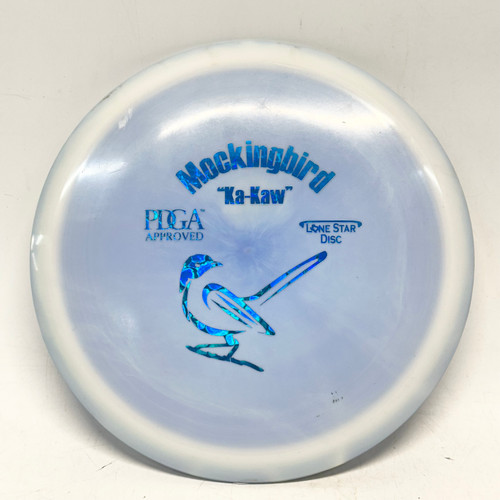 Vist Large View of Product Image Which is Used Lone Star Disc BRAVO MOCKINGBIRD Disc Golf Driver Sky Blue 160g