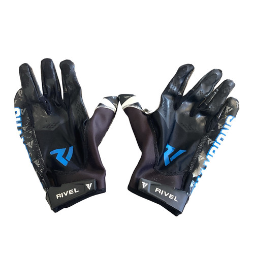 Vist Large View of Product Image Which is Used RIVEL CHAMPIONS GLOVES FB Gloves Black MD