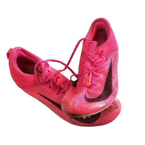 Vist Large View of Product Image Which is Used Nike Track & Field Cleats Adult Pink Senior 8.5