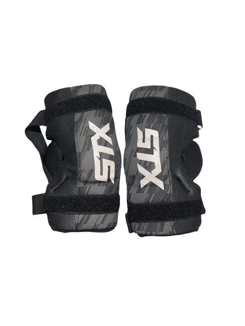 Vist Large View of Product Image Which is Used STX STALLION Lacrosse Arm Pads/Guards Black SM