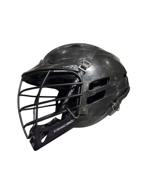 Vist Large View of Product Image Which is Used Cascade CPV-R Lacrosse Helmet Black MD