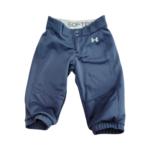 Vist Large View of Product Image Which is Used Under Armour YSM BB/SB Pant Boys Navy Blue SM