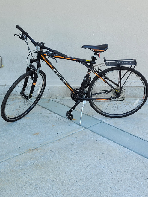 Vist Large View of Product Image Which is Used TRANSEO 4.0 Mountain Bike Mens Black 53-57cm - 21-22" - XL Frame