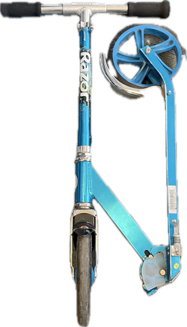 Vist Large View of Product Image Which is Used Razor BIG WHEEL Scooter Blue