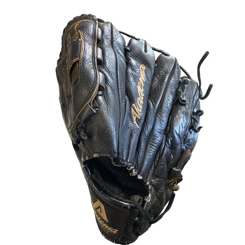 Vist Large View of Product Image Which is Used Akadema ASR282 BB/SB Glove LH Throw Black 12"