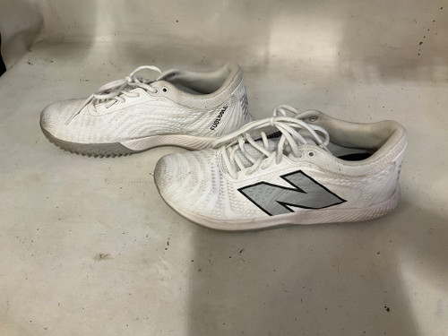 Vist Large View of Product Image Which is Used New Balance FUELCELL TURF 11 BB/SB Cleats White Senior 11