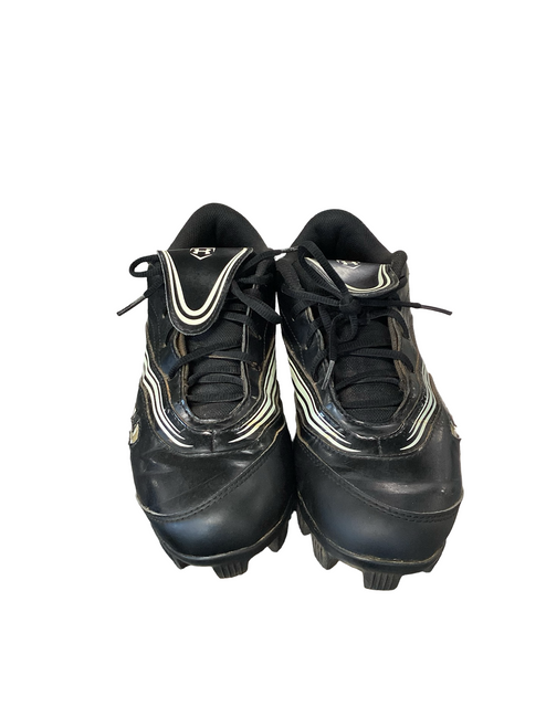 Vist Large View of Product Image Which is Used Under Armour BASEBAL CLEATS BB/SB Cleats Black Senior 9