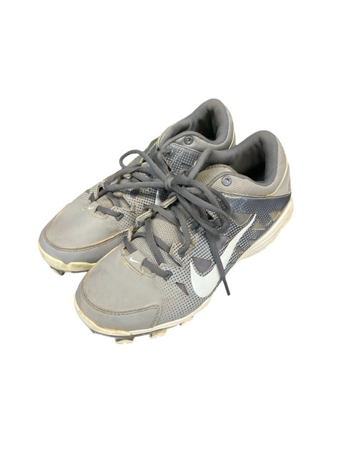 Vist Large View of Product Image Which is Used Nike HYPERDIAMOND BB/SB Cleats Grey Senior 8