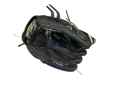 Vist Large View of Product Image Which is Used Reebok BLACK GLOVE BB/SB Glove RH Throw Black 12"