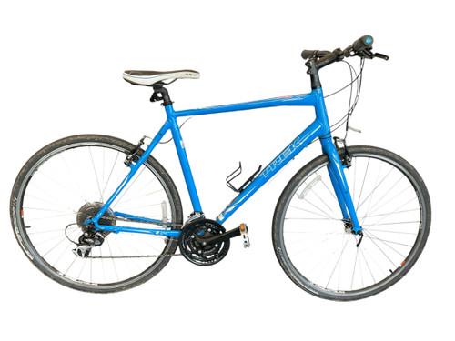 Vist Large View of Product Image Which is Used Trek FX 7.2 Hybrid/City Bike Mens Royal Blue 56-58cm - LG Frame