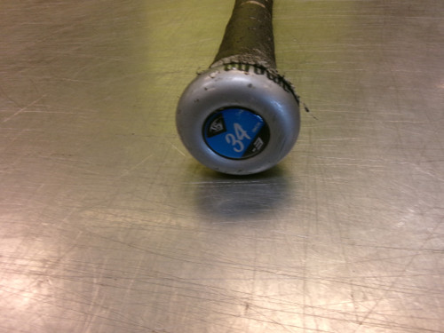 Vist Large View of Product Image Which is Used Louisville Slugger OMAHA 2025 BB/SB High School -3 Bat 34"
