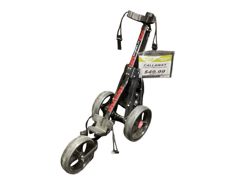 Vist Large View of Product Image Which is Used Callaway DIABLO 3 WHEEL PUSH CART Golf Cart 3 Wheel