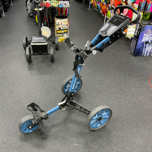 Vist Large View of Product Image Which is Used Sun Mtn RIDGLINE3 Golf Cart Royal Blue 3 Wheel
