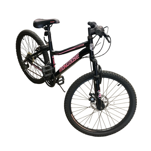 Vist Large View of Product Image Which is Used Mongoose EXCURSION Mountain Bike Mens Black 38-42cm - 15-16" - SM Frame