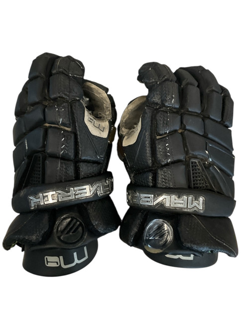 Vist Large View of Product Image Which is Used Maverik M4 Lacrosse Gloves Junior None SM