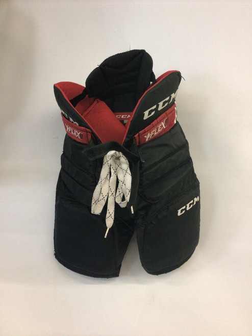 Vist Large View of Product Image Which is Used CCM YT FLEX Youth Pant Black LG