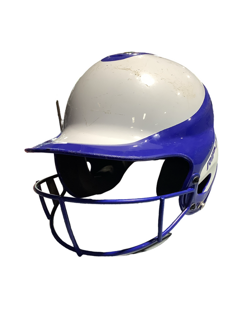Vist Large View of Product Image Which is Used RIP-IT HELMET Batting Helmet w/Mask Royal Blue SM