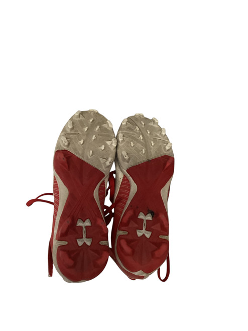 Vist Large View of Product Image Which is Used Under Armour BRYCE HARPER BB/SB Cleats Red Junior 04