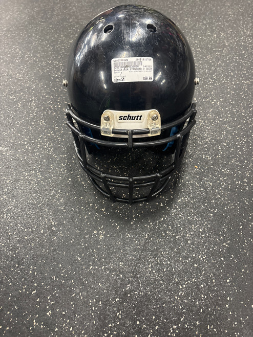 Vist Large View of Product Image Which is Used Schutt AIR STANDARD V HELMET FB Helmet Black SM