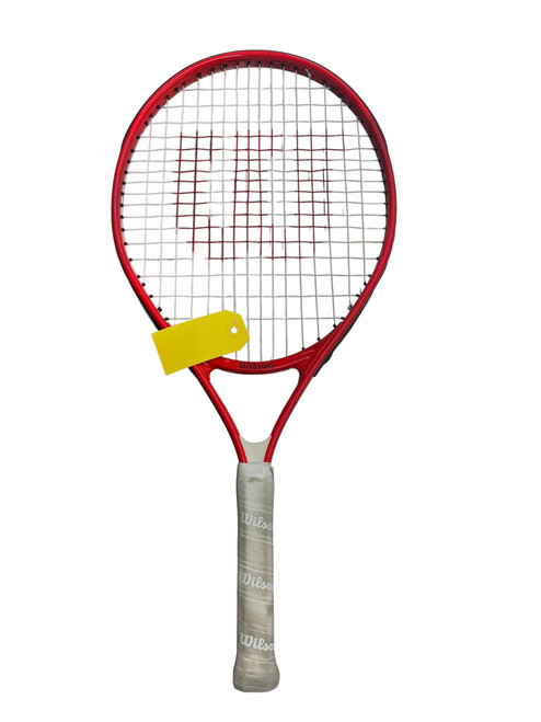 Vist Large View of Product Image Which is Used Wilson ROGER FEDERER 23 Junior Tennis Racquet Red 23"