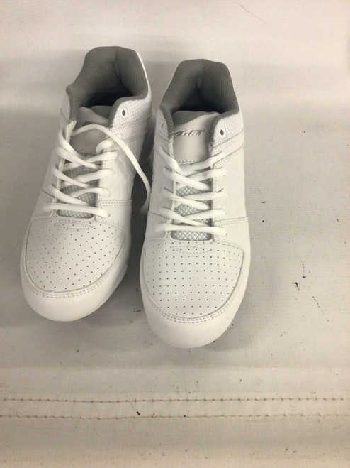 Vist Large View of Product Image Which is Used RIP-IT RINGOR BB/SB Cleats White Youth 08.5