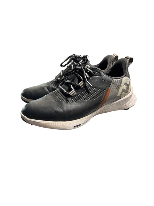 Vist Large View of Product Image Which is Used Foot Joy Mens Golf Shoes Black Senior 7.5