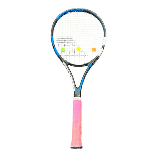 Vist Large View of Product Image Which is Used Babolat EVOKE 105 Adult Tennis Racquet Black Unknown